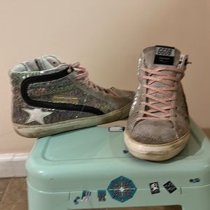 Authentic golden goose midstar glitter
